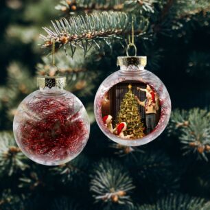 Διάφανη Μπάλα για Δέντρο "Christmas Tree"