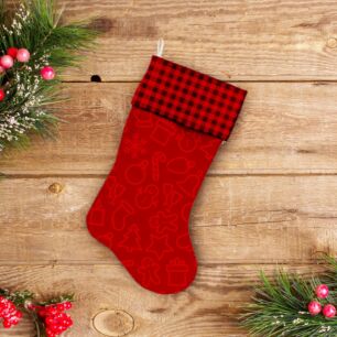 Χριστουγεννιάτικη Κάλτσα Red