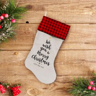 Χριστουγεννιάτικη Κάλτσα Wishes