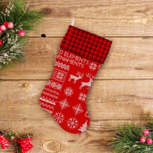 Χριστουγεννιάτικη Κάλτσα Knitted Ornaments