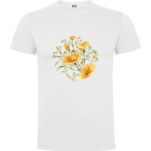 Yellow Bloom Watercolor Tshirt σε χρώμα Λευκό 3-4 ετών