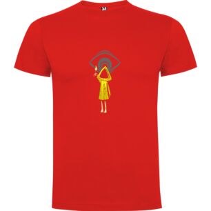 Yellow Coat Lighter Lady Tshirt σε χρώμα Κόκκινο 9-10 ετών