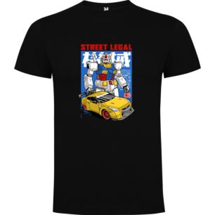 Yellow Robo-Mecha Car Tshirt