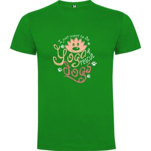 Yoga & Dog Rescue Tshirt σε χρώμα Πράσινο Medium