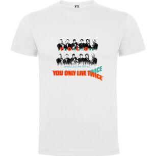 YOLO Bond Twoface Tshirt σε χρώμα Λευκό