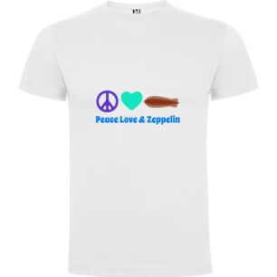 Zeppelin of Love Tshirt σε χρώμα Λευκό 7-8 ετών