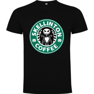 Zombie Cup Sips Skeleton Tshirt