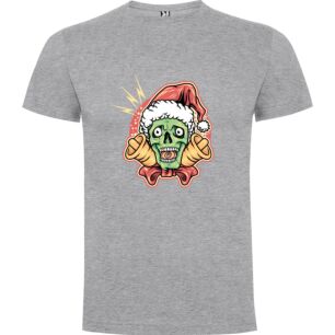 Zombie Santa Banana Hat Tshirt